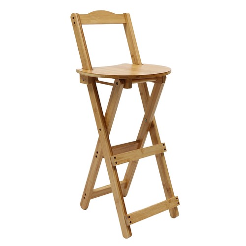 Portable folding bamboo - folding, stool